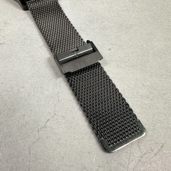 Joseph Abboud Watch Mens 43mm Round Gray Mesh Band Quartz Classic New Battery - Picture 6 of 11